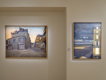 Monet / Sécheret. Water landscapes, exhibition view. Courtesy of Musée Marmottan-Claude Monet