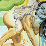 Ilke Cop, Grin II (detail), 2025. Courtesy of Tatjana Pieters 