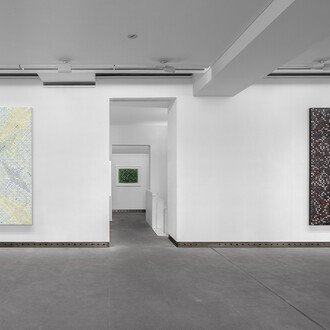 Ding Yi, Installation views, Constellations, Galerie Karsten Greve Paris, 2025. Photo by Nicolas Brasseur