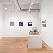 Various artists, Pictures to promote thought, exhibition view. Courtesy of Fleisher/Ollman