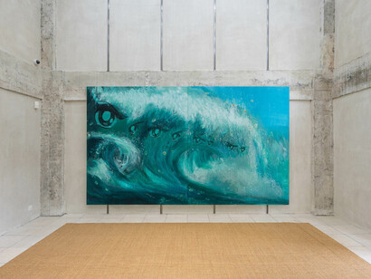 Liu Yin, Summer, exhibition view. Courtesy of Kiang Malingue
