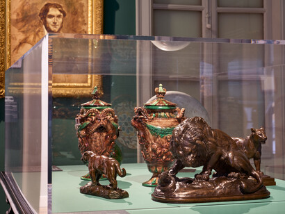 Delacroix. Un lieu, un artiste, vue d'exposition. Avec l'aimable autorisation du Musée National Eugène-Delacroix