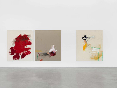 Jenny Brosinski, In my cloud (no birds), exhibition view. Courtesy of Almine Rech Gallery