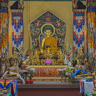 The jewel in the lotus the art of Tibetan Buddhism. Marking the 110th anniversary of the Saint Petersburg Datsan Gunzechoinei Buddhist Temple. Courtesy of the State Hermitage Museum