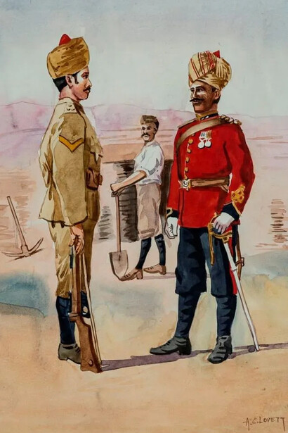 A. C. Lovett, 3rd sappers and miners. Courtesy of Dhoomimal Gallery