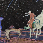 Aaron Morse, The leonids (detail), 2025. Courtesy of Philip Martin Gallery 