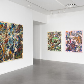 Laust Højgaard, Mass momentum, exhibition view. Courtesy of Collaborations