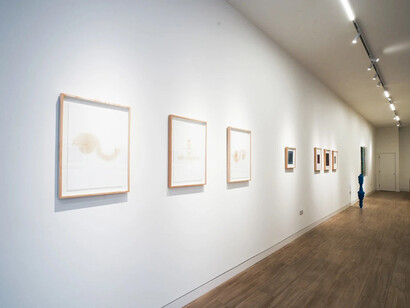 Zhang Xiaodong and Matija Čop, Folded voices, exhibition view. Courtesy of Upsilon Gallery