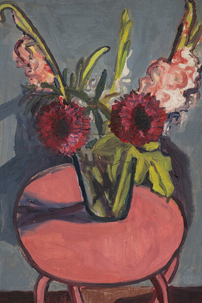 Alice Neel, Pink table (detail), 1956. Courtesy of Xavier Hufkens Gallery