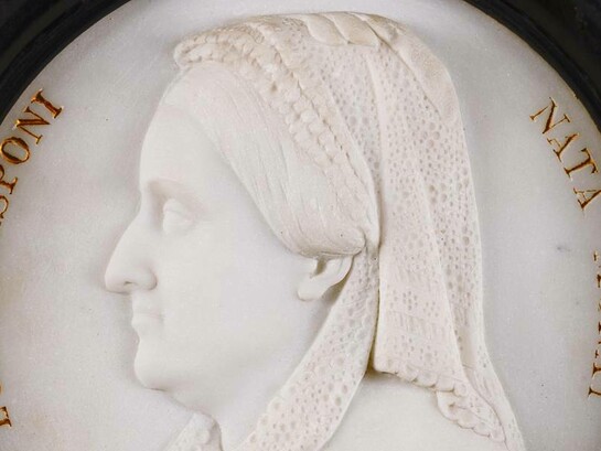 Louise Murat Rasponi esposta a Palazzo Guiccioli, Ravenna, Italia