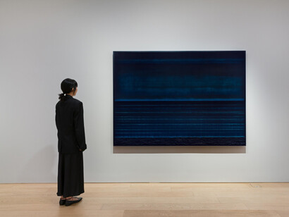 Teresita Fernández, Liquid horizon, exhibition view. Courtesy of Lehmann Maupin