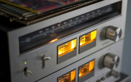 A nostalgic radio playing