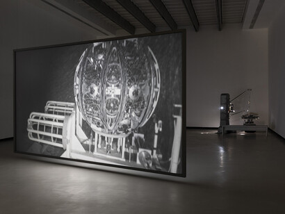 Rosa Barba, Frame time open, vista dell’esposizione. Cortesia di Maxxi