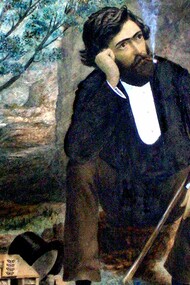 Retrato de David Dyson, John Angelo Wasse, circa 1857 (autorizada por el sobrino-bisnieto de Dyson para ser reproducida por John Calhoun en Calhoun, 2011. Ver Referencias.)