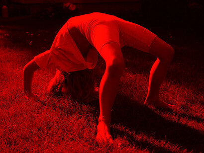 Verena Blok, Zosia doing a bridge #2 (detail), May 2024, Warsaw. Courtesy of Foam