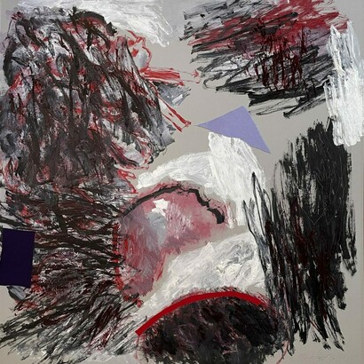 Oliver Lee Jackson, Untitled painting (5.25.25). Courtesy of Rena Bransten Gallery 