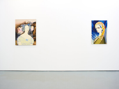 Mela Yerka, And the—the surface isfine and powdery. installation view, photography by: Lee James Thompson