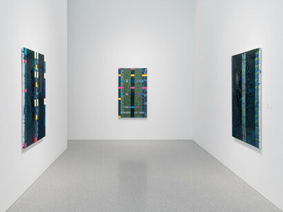 William T. Williams, Word of eye, exhibition view. Courtesy of Michael Rosenfeld Gallery