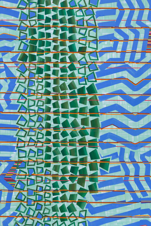 Lisa Corinne Davis, Temporal terrain, 2025. Courtesy of Miles McEnery Gallery