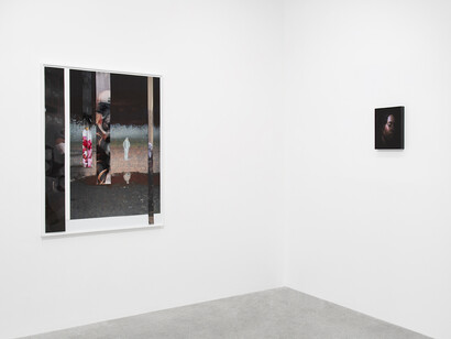 Nicolas Lebeau, Would you wear my eyes? Exhibition view. Courtesy of Kamel Mennour Gallery