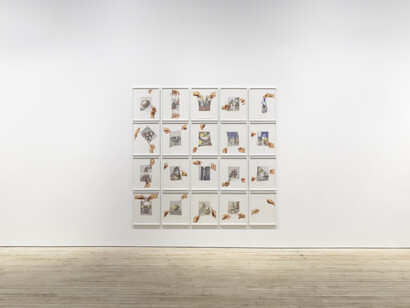 Asher Liftin, Cat’s cradle, exhibition view. Courtesy of Nino Mier Gallery