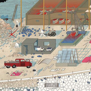 New Affiliates, Bavinger house, revisited (detail), 2024. Courtesy of Art Institute of Chicago