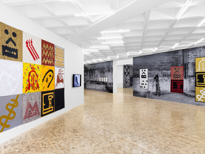 Tina Girouard, Sign-in, exhibition view. Courtesy of Museo Tamayo