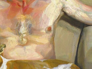 Lucian Freud, Eli y David (detalle) (2005-2006)