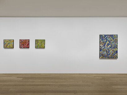 Hun Kyu Kim, The prayers, exhibition view. Courtesy of Perrotin 