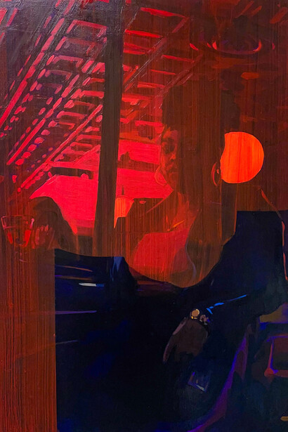 Kevin Brisco Jr, Edge fog. Courtesy of the Schoolhouse Gallery