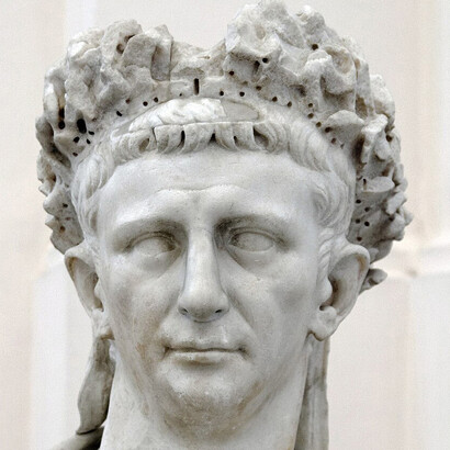 Kaiser Tiberius Claudius, regierte zwischen 41 und 56 n. Chr. das Imperium. Bild: Bust von Claudius Archäologisches Nationalmuseum Neapel, Neapel, Italien