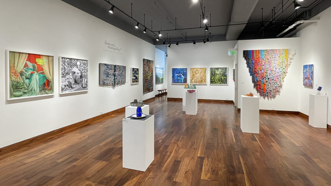 Various artists, Domestic tranquilty? Exhibition view. Courtesy of Momentum Gallery