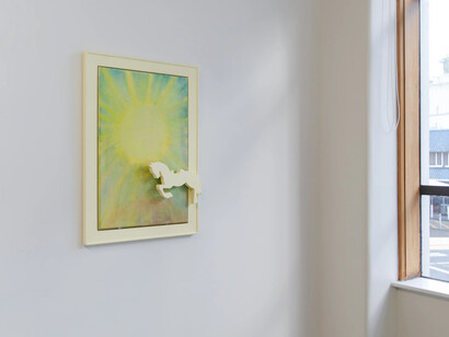Steph Arrowsmith, The day is waiting for you, exhibition view. Courtesy of Jhana Millers Gallery