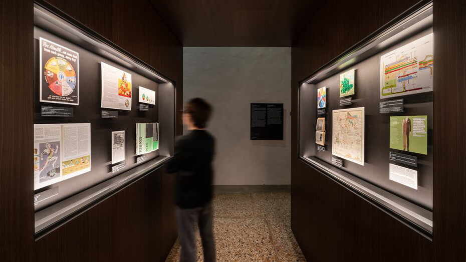 AMO/OMA, Diagrammi, vista della mostra. Per gentile concessione di Fondazione Prada