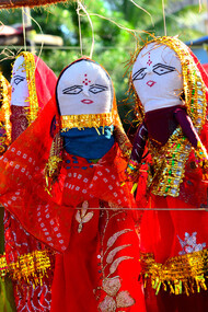 Puppets at Tarnetar Fair-Gujarat © Anand Purohit