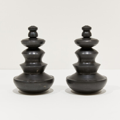 Chen Ruo Bing and Abraham David Christian, Painting and sculpture. Courtesy of Galerie Albrecht 