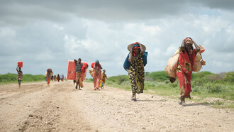 Heavy rains in Somalia, coupled with recent disputes between clans, has resulted in over four thousand IDPs seeking shelter at an AMISOM military base near the town of Jowhar