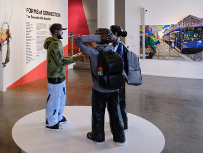 Various artists, The seventh AIM biennial. Forms of connection, exhibition view. Courtesy of the Bronx Museum