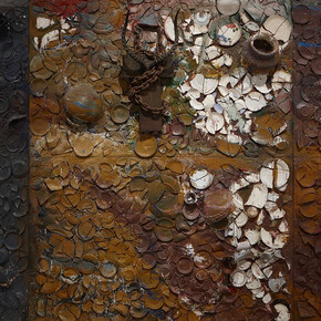 Julian Schnabel, The mud in Mudanza (detail), 1982. Courtesy of Mnuchin Gallery