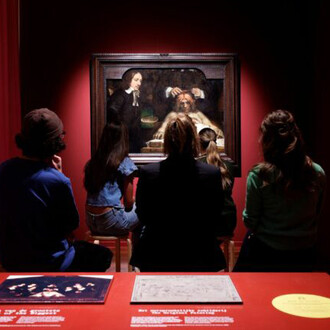 Rembrandts masterclass, vista de la exposición. Cortesía del Museum Het Rembrandthuis