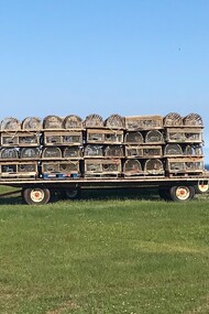 Stacked Lobster Traps 