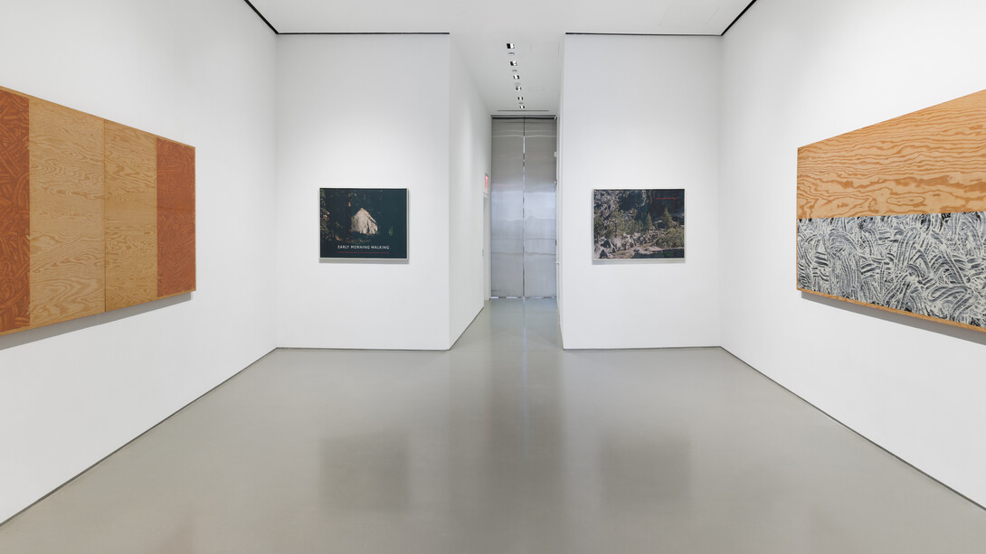 Richard Long, Full moon, exhibition view. Courtesy of Sperone Westwater