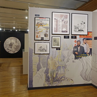 Claude Renard, Star and shards, exhibition view. Courtesy of Comics Art Museum