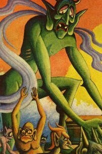 Portada de la revista "Weird Tales", noviembre de 1947