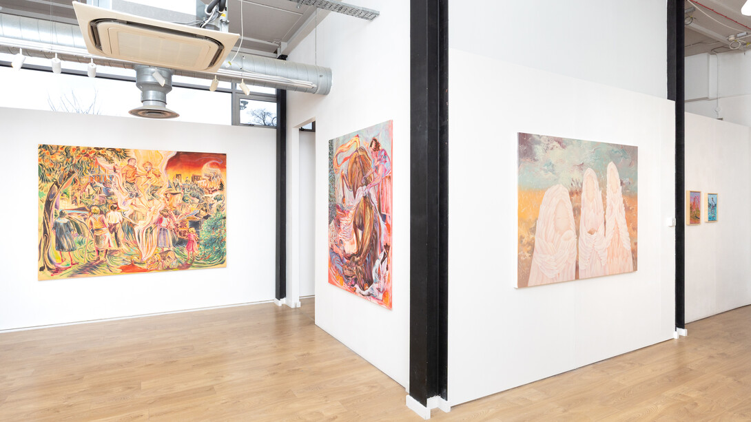 Rita Maikova and Tamsin Morse, A theatre for dreamers, exhibition view. Courtesy of Kristin Hjellegjerde 
Gallery