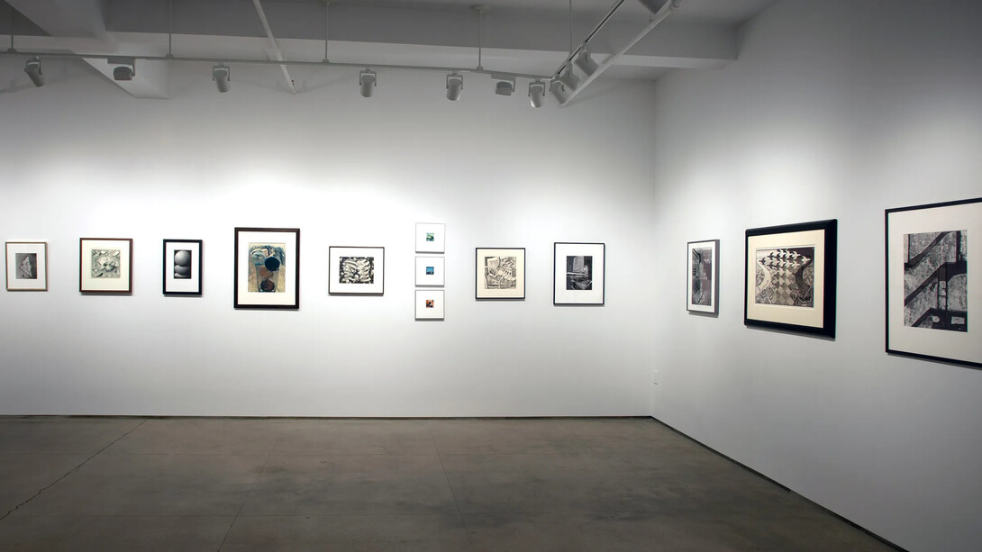 Between order and chaos: André Kertész and M. C. Escher, exhibition view. Courtesy of Bruce Silverstein Gallery