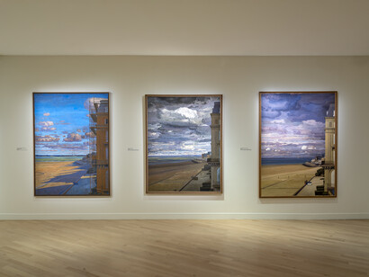 Monet / Sécheret. Water landscapes, exhibition view. Courtesy of Musée Marmottan-Claude Monet