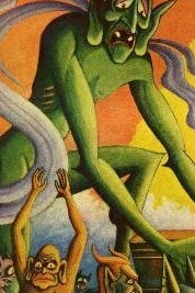 Portada de la revista "Weird Tales", noviembre de 1947