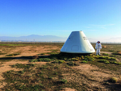Lauri Gaffin, Mock space landing, 2013. Courtesy of Gallery XII