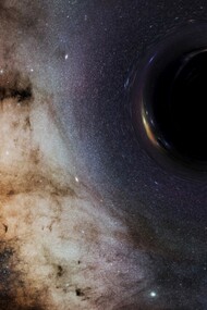 Un agujero negro en medio del universo